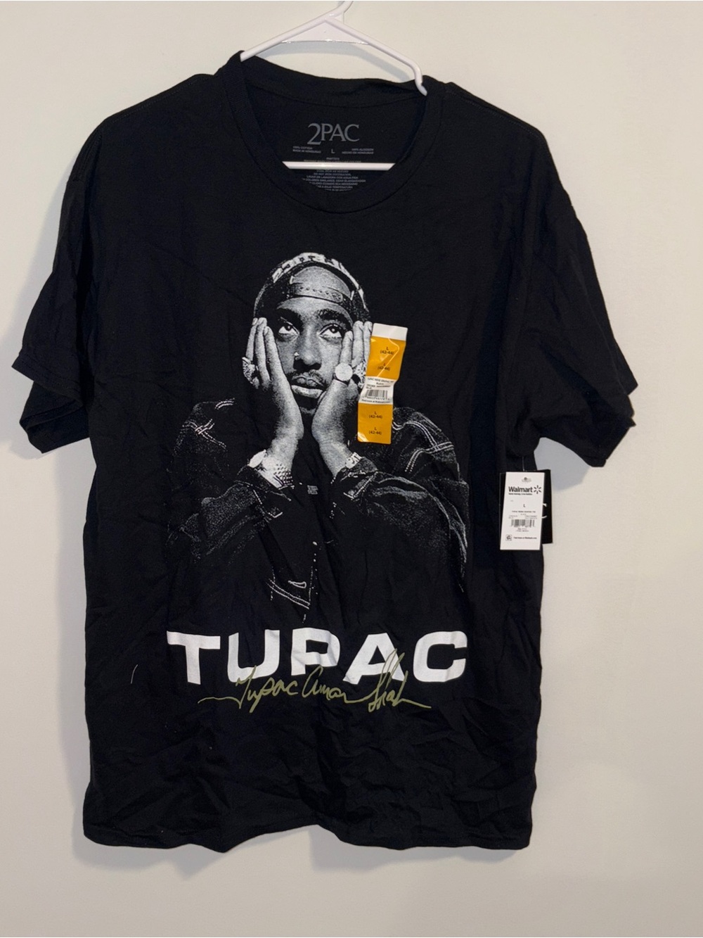 2PAC Graphic Black Short Sleeve Tee